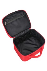 SKFAK017 custom-made home first aid kit design reflective strip first aid kit supplier comfortable portable first aid kit outdoor home car emergency kit portable first aid kit orange red side view